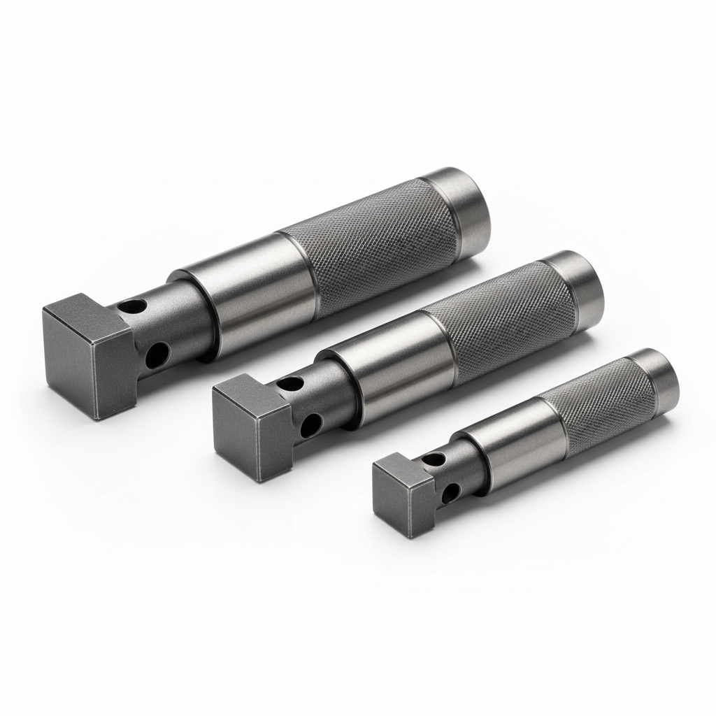 Hardened steel square drive chuck key set for CNC lathe chucks