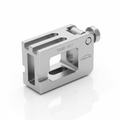 Aluminum T-slot sensor mounting bracket for M12 M18 proximity sensors in CNC robotic cells